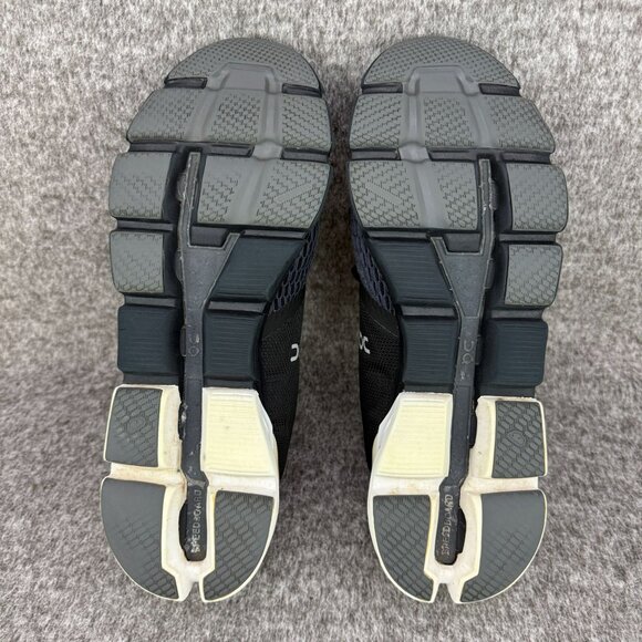 ✅On Cloudflyer Mens 11.5M Athletic Running Sneakers Black/Blue/Gray✅ No Insoles - Picture 10 of 12